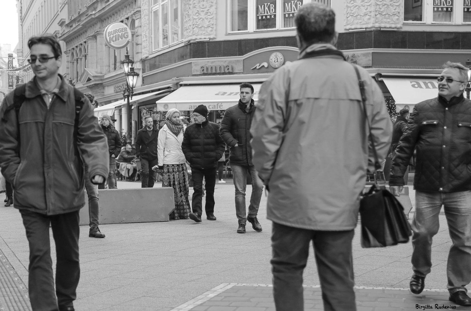 Street Photo - Seductive in Man's world.