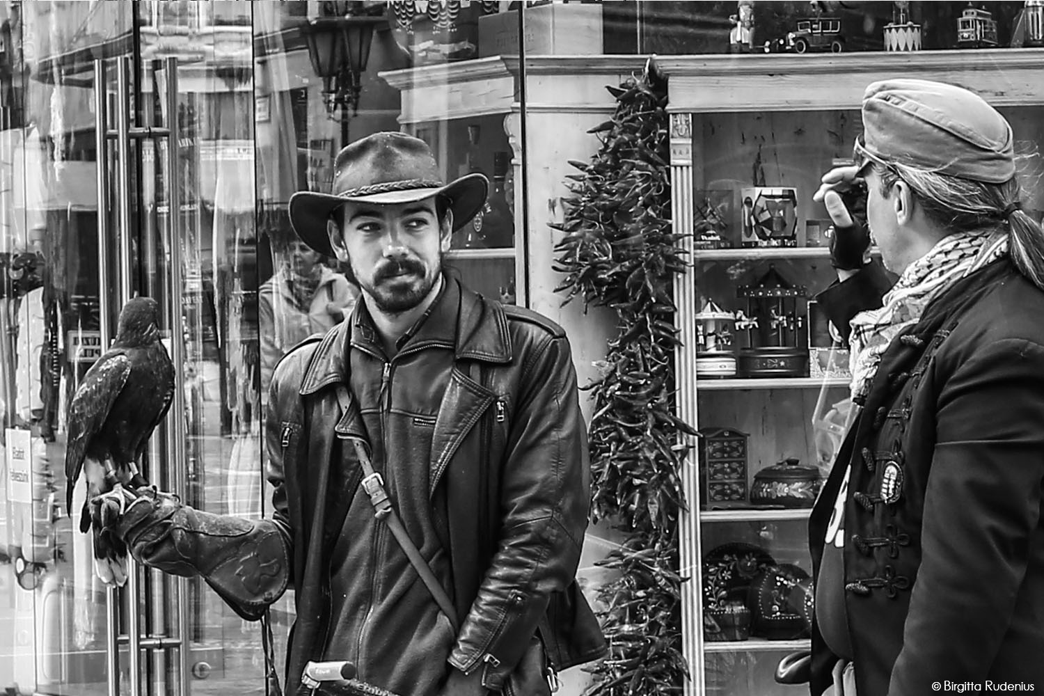 Street Photo - The Hawk Man